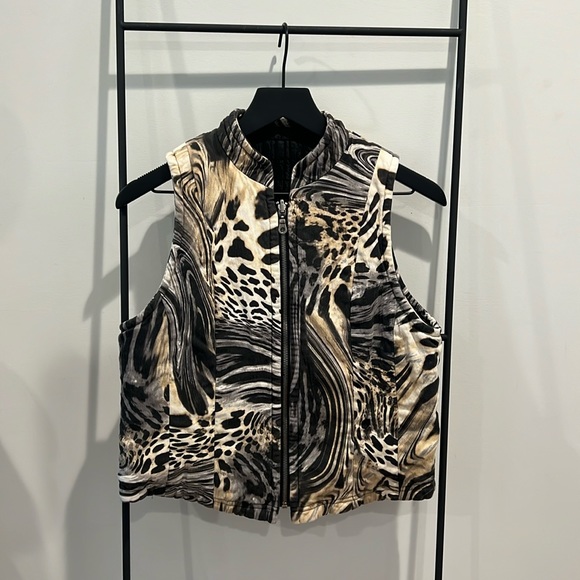 Jackets & Coats | Vintage Animal Print Vest | Poshmark